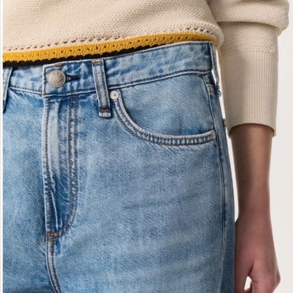 Rag & Bone Featherweight Logan Wide-Leg Jeans in Audrey - Picture 4 of 6